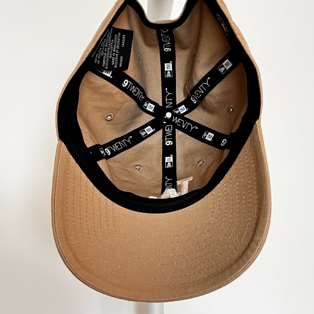 New Era LA Dodgers Logo Baseball Cap - Tan - Picture 7 of 9